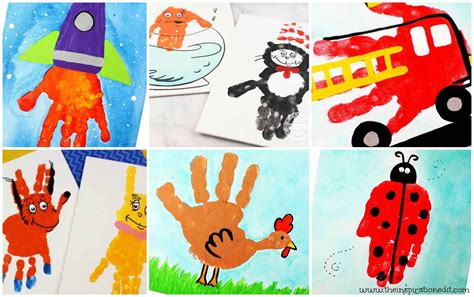 ladybug handprint art  preschool kids  inspiration edit