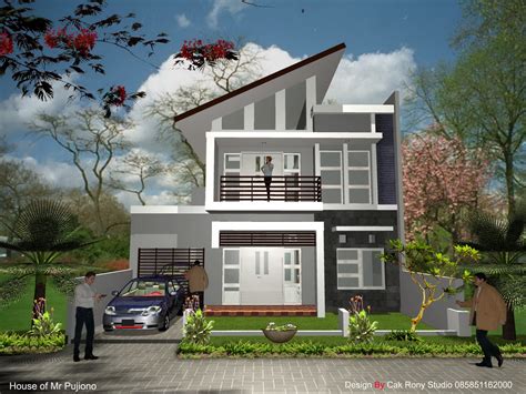 Contoh Desain Rumah Minimalis 2 Lantai Rumah Minimalis Terbaru