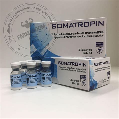 Buy Hgh Somatropin Powder Recombinant 100iu Hilma Biocare