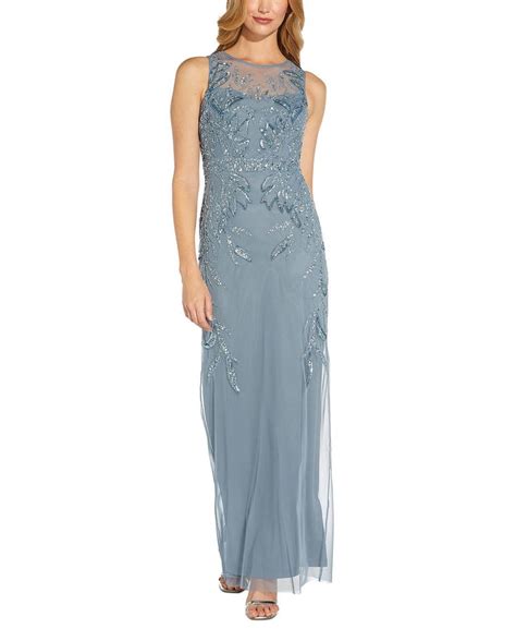 Papell Studio Papell Studio Beaded Gown Macy S