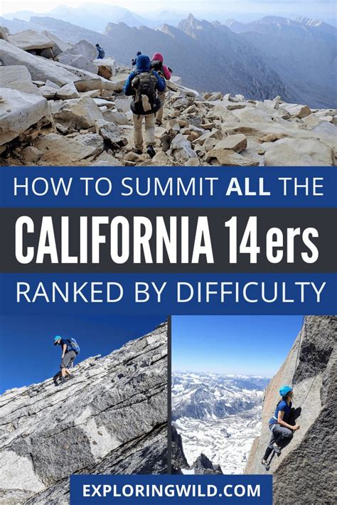 The Peakbaggers Guide To Californias 14ers Exploring Wild
