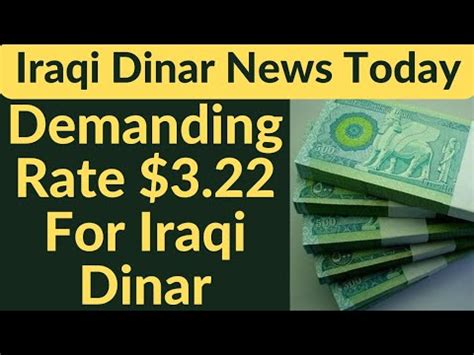 Iraqi Dinardemanding Rates For Iraqi Dinar Today Iraqi