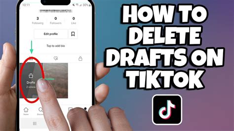 How To Delete Drafts On TikTok 2023 YouTube