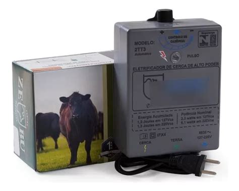 Aparelho De Choque Elétrico Cerca Rural 35km Bivolt Zebu