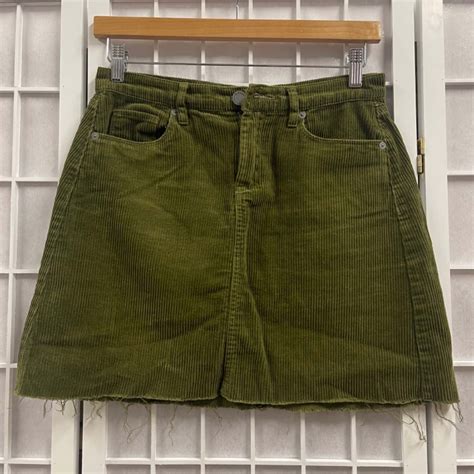 Blanknyc Corduroy Khaki Skirt Size 25