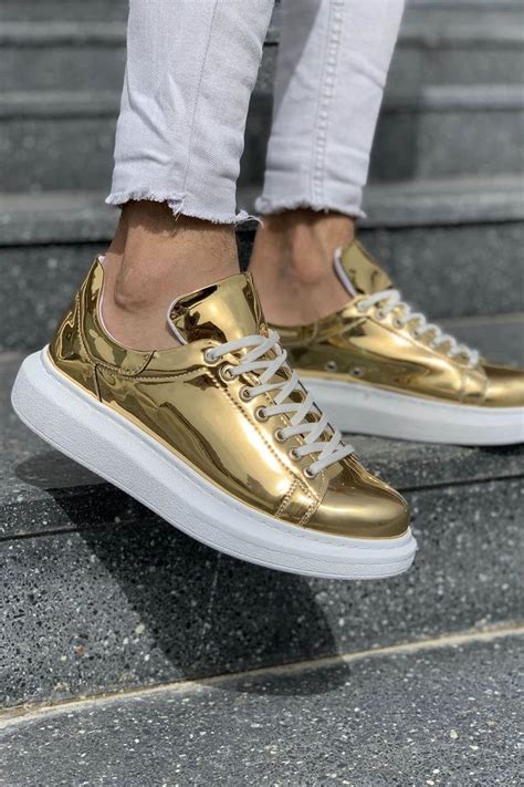 Chekich Ch Bt Herenschoenen Goud Herenschoenen Sneaker Schoenen