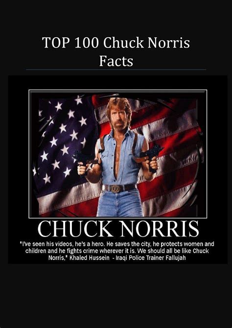 TOP 100 Chuck Norris Facts by john lotz - Issuu