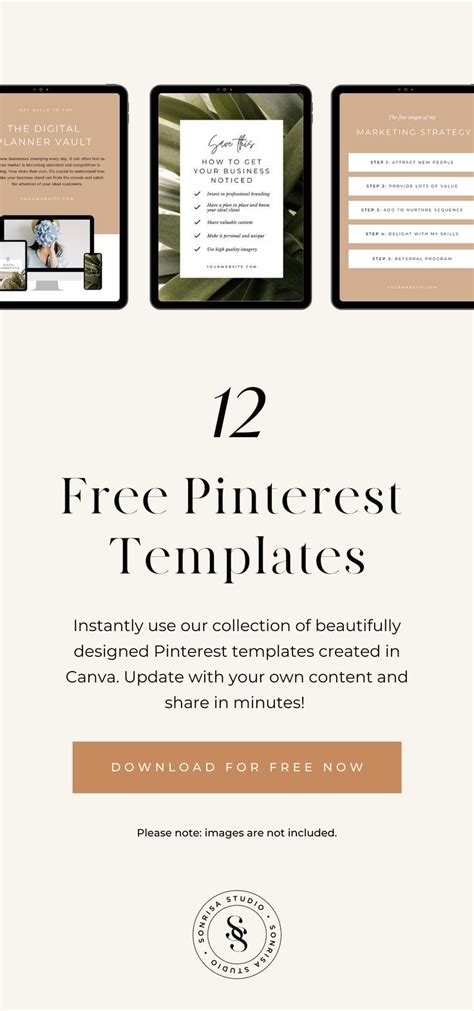 Free Pinterest Templates | Learn pinterest, Pinterest templates ...