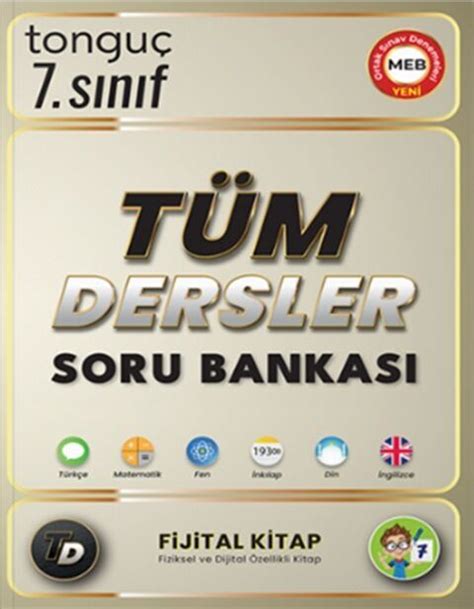 Tonguç Akademi 7 Sınıf Tüm Dersler Soru Bankası Kitapİşler İşler