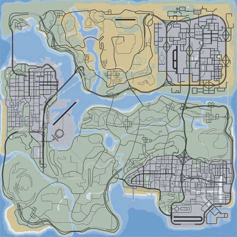 GTA San Andreas GTA V Overview Map Mod - GTAinside.com