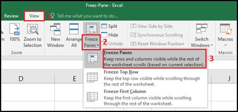 How To Freeze Multiple Panes In Excel