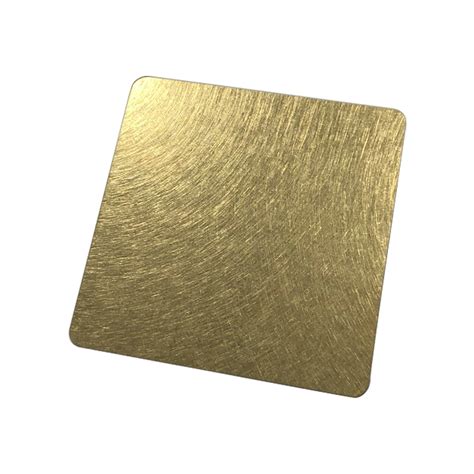 201 Hairline Stainless Steel Sheet Vibration PVD Color Coating