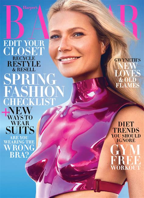 Gwyneth Paltrow Models 15k Tom Ford Breastplate On Harper S Bazaar Cover