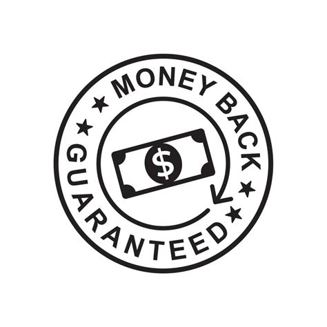 Money Back Guarantee Badge Vector Money Back Guaranteed Label