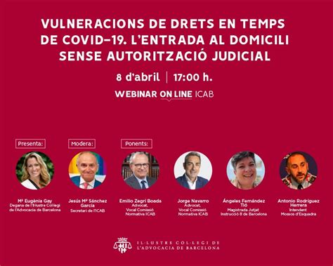 Webinar Vulneracions De Drets En Temps De Covid L Entrada Al