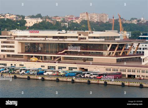 Odessa port building, Ukraine Stock Photo - Alamy