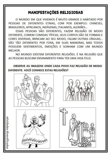 ♥ ♥ Diário Da Profa Glauce ♥ ♥ Ensino Religioso Ensino