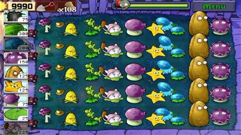 Plants Vs Zombies Survival Night Flags Completed Plants Vs