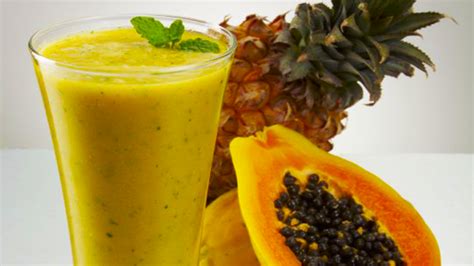 Baja De Peso Más Rápido Con El Milagroso Jugo Detox De Papaya Y Piña