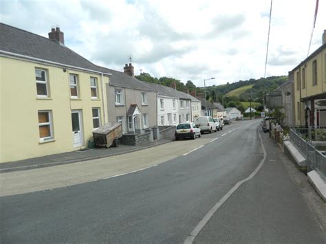 The A484 Through Cynwyl Elfed © John Lord Geograph Britain And Ireland