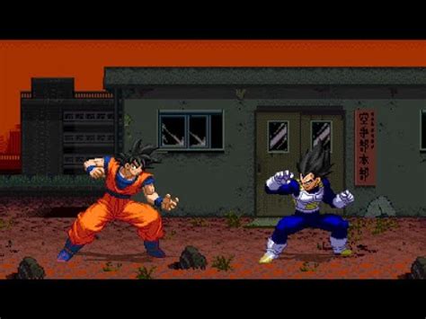 Goku Vs Vegeta Mugen Youtube