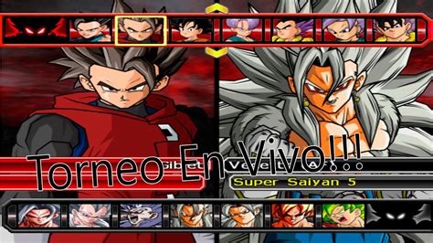 En Directo Torneo Con La Iso Fusion V De Legendary Dragon Ball Z