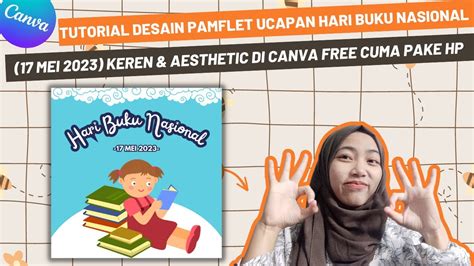 Tutorial Cara Membuat Desain Pamflet Selamat Hari Buku Nasional 17 Mei