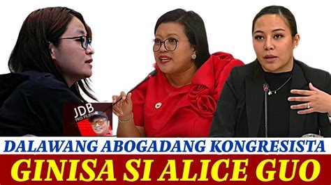 Rep Bitrics Luistro At Migs Nograles Pinagtulungan Si Alice Guo Sa Quad