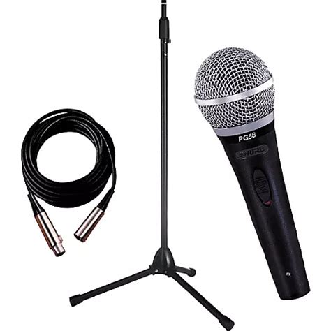 Shure PG58 Microphone and Stand Package | Musician's Friend