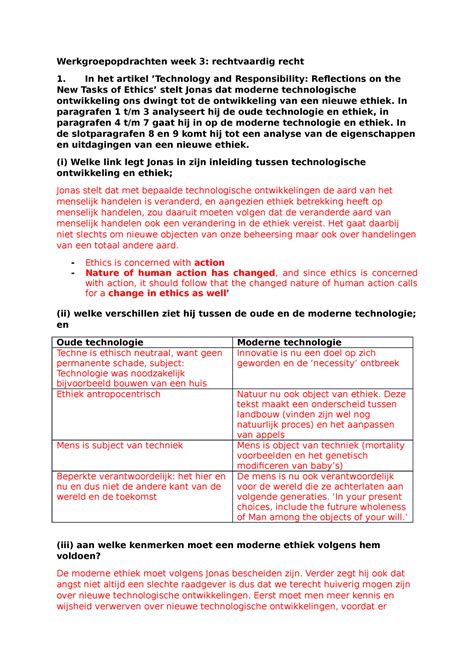 Werkgroepopdrachten Week 3 In Paragrafen 1 T M 3 Analyseert Hij De