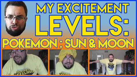 My Excitement Levels Pok Mon Sun Moon Youtube