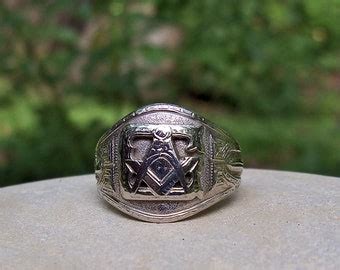 Master mason ring | Etsy