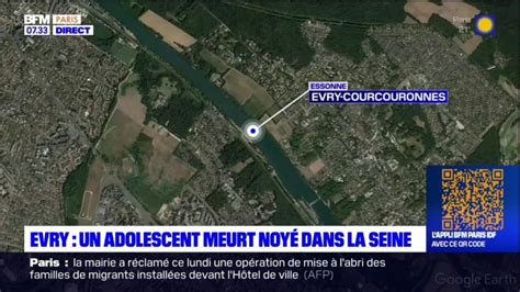 Essonne un adolescent de 14 ans meurt noyé dans la Seine