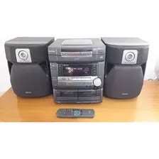 Micro System Aiwa Nsx 550 Funciona Parcial Ler Descricao Mebuscar Brasil