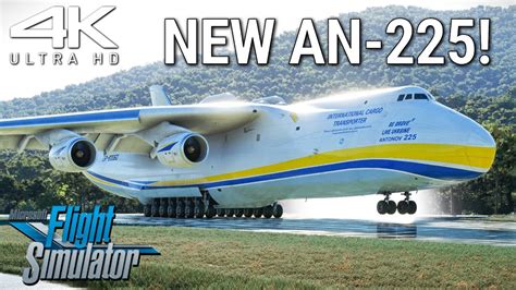 Flight Simulator 2023 New An 225 4k Insane Realism Small Airport Landing Youtube