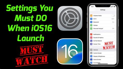 Ios 16 Settings You Much Need To Change When Public Youtube
