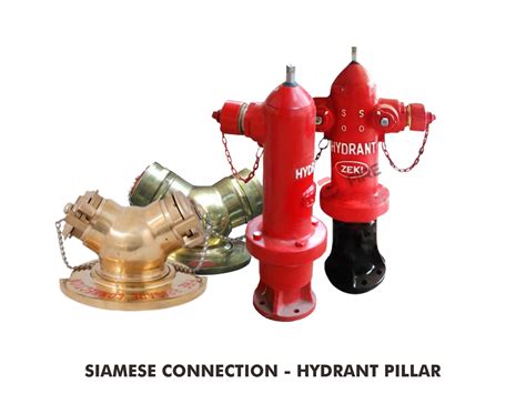 Siamese Dan Hydrant Pillar Vinci Fire Protection