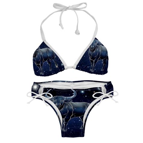 Taurus Constellation Women S Detachable Sponge Adjustable Strap Bikini