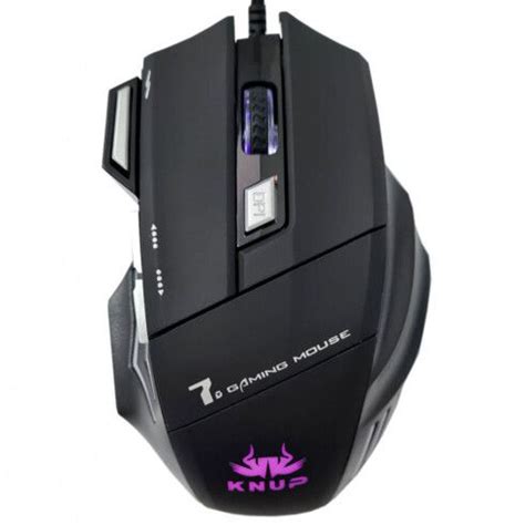 Mouse Gamer Knup Kp V Preto Dpi Loja Zeus Games