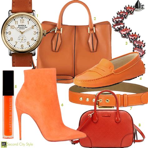 When It Comes To Fall Accessories, Orange Is The New Black ...