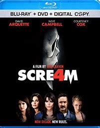 Scream 4 (2011) DVD, Blu-ray - Neve Campbell - Release Date, Trailer ...