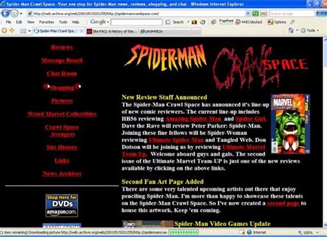 Site Faq A History Of The Spider Man Crawl Space