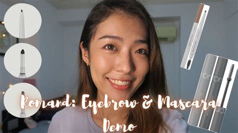 Romand Eyebrow And Mascara Demo Youtube