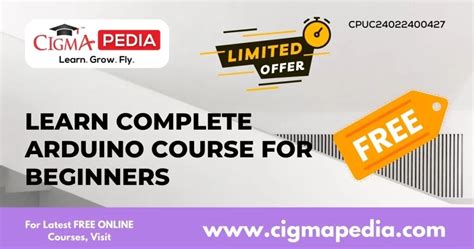 Learn Complete Arduino Course For Beginners (Free Udemy Course) - CIGMA ...