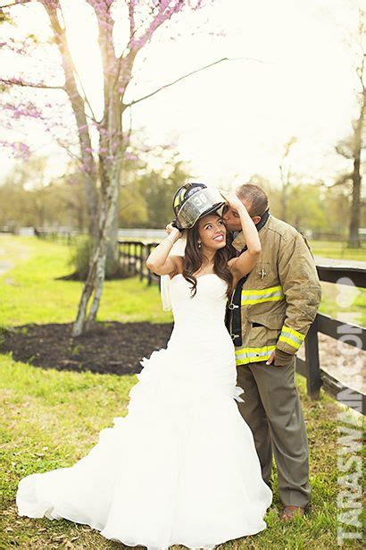 Firefighter Bride Tara Swain Photography Fireman Wedding