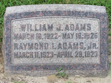 Raymond Ignatius Adams Jr M Morial Find A Grave