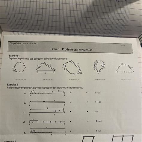 Bonsoir Est Ce Que Quelqu’un Peut M’aider Pour Mes Deux Exercices De Maths Svp Nosdevoirs Fr