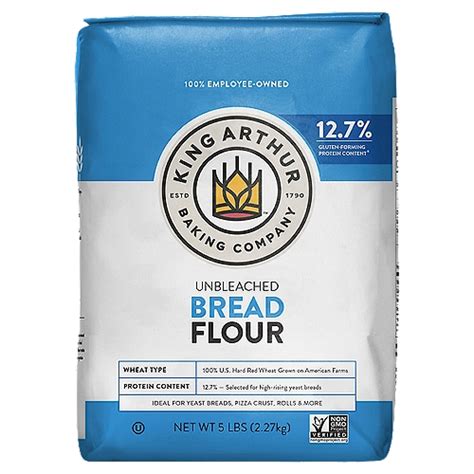 King Arthur Baking Company Unbleached Bread Flour 5 Lbs