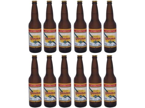 Cerveja Antarctica Original Pilsen 12 Unidades Garrafa 600ml