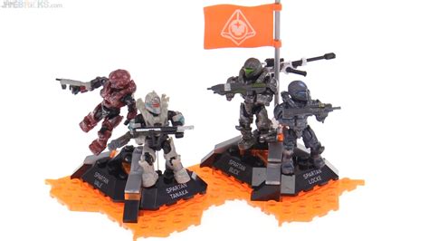 Mega Construx Halo 5 Fireteam Osiris figure pack review